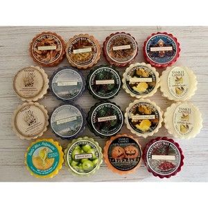 Lot of  18 Yankee Candle Tarts Wax Melts Holiday Spring Summer Fall Scents Mixed